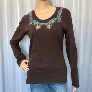 PINK CATTLELAC Women’s Top (Size L)